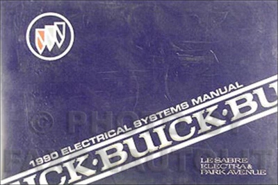 Manuale Elettrico Buick 1990 LeSabre Electra Park Avenue Schemi Elettrici OEM - Immagine 1 di 2