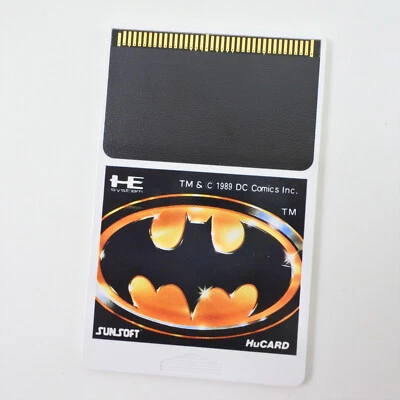 PC Engine Hu BATMAN Bat Man Card Only 0807 pe - Image 1 of 3