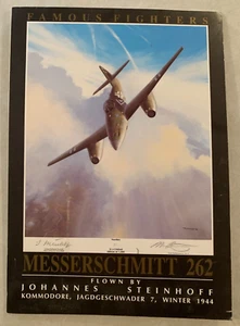 Messerschmitt 262 della serie ""Famous Fighters"" stampa firmata 51 di 1000 - Foto 1 di 6