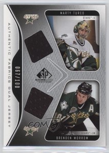 2006 SP Game Used Edition Authentic Fabrics Dual /100 Brenden Morrow Marty Turco