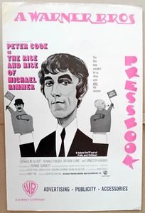 ORIGINAL 4 PAGE PRESS BROCHURE THE RISE AND RISE OF MICHAEL RIMMER Peter Cook - Picture 1 of 3