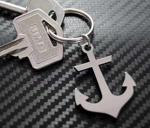 ANCHOR Llavero Llavero Llave Marinero Barco Yate Pesca Regalo - Imagen 1 de 1