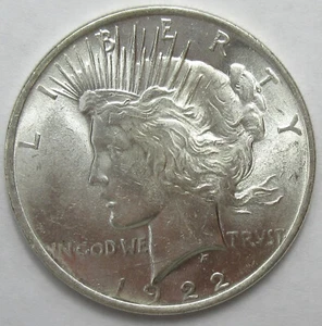 Silber Peace Dollar 1922 -Auswahl Stempelglanz- (#97b) - Bild 1 von 2