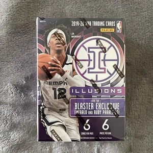Caja de tarjetas coleccionables exclusiva de Panini Illusions NBA Basketball Blaster 2019-2020 - Imagen 1 de 3