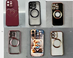 For iPhone 16 15 Pro Max Mag Safe Shockproof Case Camera Lens Cover - Picture 1 of 14