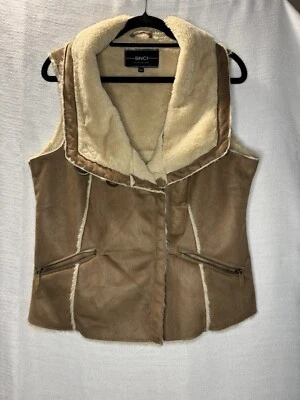 Suede fur Vest L Soft Comfy Trendy Winter Vest Spring Vest Fur - Image 1 of 4