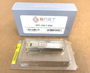 ENET Juniper 10/100/1000 SFP (SFP-1GE-T-ENC) NEW ✅❤️️✅❤️️ Brand New! Sealed! - Afbeelding 1 van 3