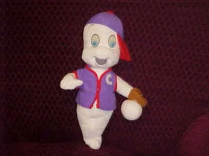 15 Zoll Baseball Casper Ghost Plüschtier mit Leuchten in den dunklen Augen 1994 Amblin - Bild 1 von 4