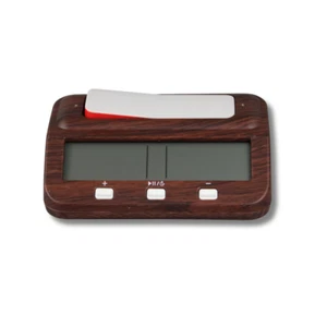 Brown Wood Effect Digital Chess Clock - Picture 1 of 2