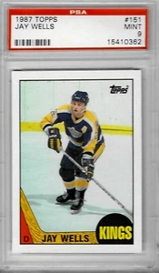 1987 Topps #151 - Jay WELLS - PSA 9+++ Kings - low pop - Picture 1 of 1