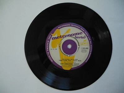 SINGING DOGS Pat-A-Cake, Three Blind Mice / Oh! Susanna 45 7" 1955 Sweden VG  - Image 1 of 2