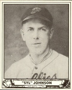 1940 Play Ball Reprints #99 Syl Johnson - NM-MT