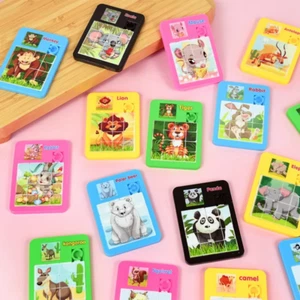 10-50 Pcs Fun Cartoon Jigsaw Animal Puzzles Game Kids Educational Toy Birthday P - Picture 1 of 6