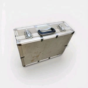 Osawa Medium / Large Hard Aluminium Flight Case Tool Camera Storage Carry Box - Picture 1 of 10