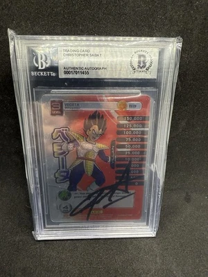 Signed Vegeta Dbz Chris Sabat Autograph - Image 1 of 2