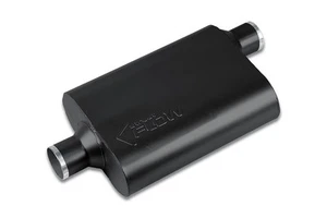 Street Flow SFS42542 Stainless 2 Chamber 4x9.5 Muffler 2.5" Center/Offset - Picture 1 of 3