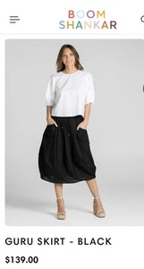 New Boom Shankar Guru skirt, BLACK, size 16, NEVER WORN RRP $139 - Picture 1 of 5