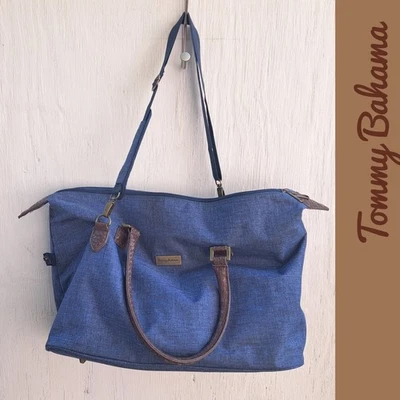 Lg new Tommy Bahama blue duffel bag - Image 1 of 4