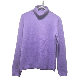Croft & Barrow Women 100% Cashmere Sweater Size Small Lavender Long Sleeve Knit - Picture 1 of 14