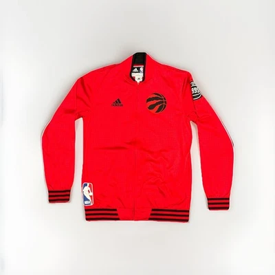 Toronto Raptors Adidas NBA Warm-Up Jacket Men’s Medium Red Official Team Gear - Image 1 of 4