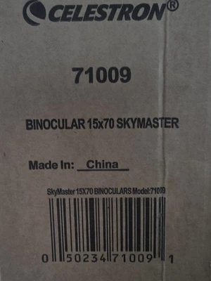 Celestron SkyMaster 15x70mm Binoculars Factory Sealed New In Box - Image 1 of 3