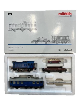 Märklin HO 28502 Royal Corps Transportation Diesel Loco, Rolls-Royce, Coach -Set - Image 1 of 4