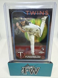 2024 Topps Chrome - Kody Funderburk #297 Refractor (RC) Minnesota Twins - Picture 1 of 2