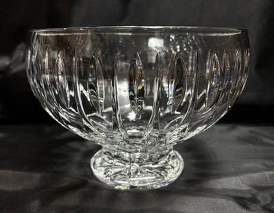 Marquis By Waterford “Sheridan” 9 ¼” Footed Lead Crystal Bowl - Image 1 of 4