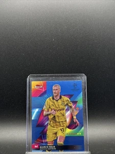 2023-24 Topps Finest UCL Marco Reus Sky Blue Refractor 143/275 Dortmund Galaxy - Picture 1 of 2