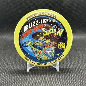 BUZZ LIGHTYEAR SPACE RANGER SPIN IMAGINEERING CAST MEMBER PIN BUTTON 1998 - Picture 1 of 4