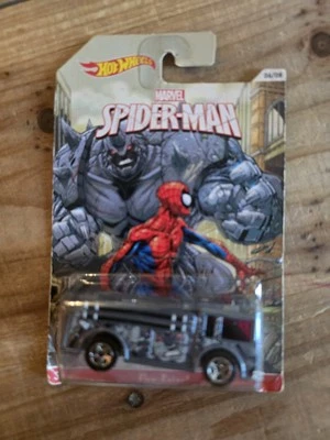 2013 Hot Wheels Marvel Spider-Man #6 of 8 Fire-Eater - Image 1 of 3