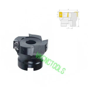 90 Grad D125 mm Planfräser für APMT1604/APKT/APGT1604 Einsätze Fräser - Bild 1 von 2