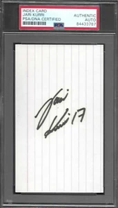 Jari Kurri  OILERS  SIGNED AUTOGRAPH 3x5 INDEX CARD  PSA / DNA AUTHENTIC  A - Picture 1 of 2