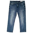 Tom Tailor super Slim Piers Herren Jeans Hose stretch used look 50 W34 L28 blau