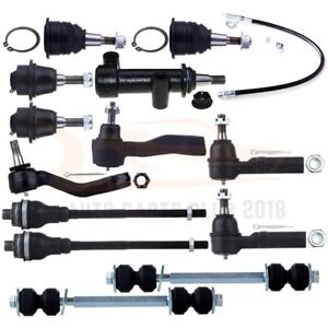 13x Front Ball Joints Tie Rods Idler Arms Fits 99-00 Chevy Silverado 2500 4WD