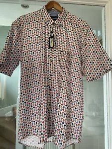 GIORDANO Casual Hot Air Balloon Summer Short Sleeve Shirt - X Large (44) - Picture 1 of 6