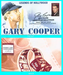 Gary Cooper First Day Cover Type 2 - Picture 1 of 1