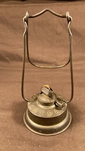 Antique DIETZ " BOY " 1800's  Kerosene Brass Skaters Lantern Rare Font Burner - Picture 1 of 15