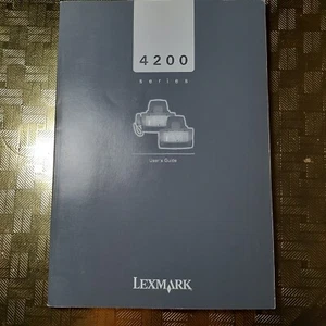 Lexmark 4200 Series Fax Scanner User's Guide Manual P/N: 21C0120 EC 3T0002 3/04 - Picture 1 of 1