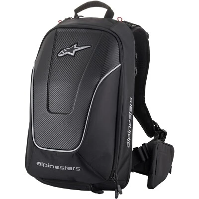 Alpinestars Charger Pro Motorrad Rucksack mit Motorrad Helm Fach und Protektor  - Bild 1 von 3