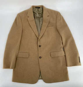 Jos. A. BANK 100% PURE Camel Hair Blazer Jacket Sportcoat 42L Tan Brown - Picture 1 of 10