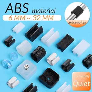 6mm ~ 32mm Clip on Chair Glides U Shaped Non-slip Tube Caps Pipe Clamp Til - Picture 1 of 25