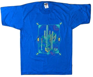vintage arazona cactus fruit of the loom best tag Single Stitch Womans Sz Large - Picture 1 of 7