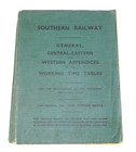 Southern Railway Working Timetable Appendix Central Eastern & Western 1934
