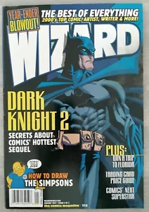 Wizard Comic Magazine #112 | Dark Knight II (Jan 2001) Preowned Good Condition - Picture 1 of 4