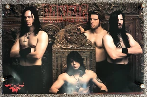 Danzig Poster Group Chair Band Original 1990 Def American US Rare Vintage 90's - Picture 1 of 11