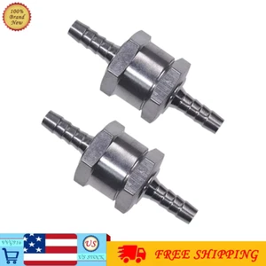 2 x 6MM Non-Return One Way 1/4 Inch Air Fuel Oil Check Valve Diesel Gas. - Picture 1 of 7
