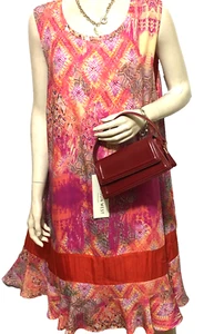 Maggie T dress sz. 20 tunic style corals NWOT - Picture 1 of 9