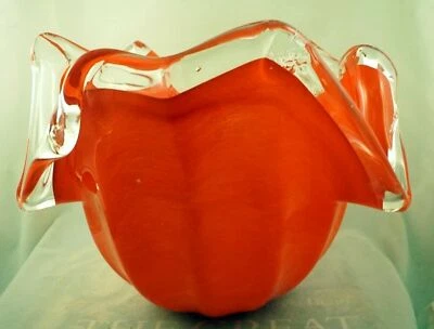 New Valentine's Murano Bowl Hand Made in Italy Art Glass - Image 1 of 4