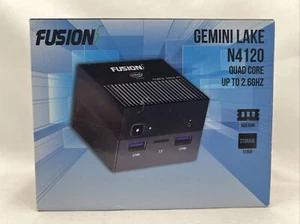 Fusion5 FMP4 Mini PC Windows 11 Pro - Intel Quad Core Mini Computer, 128GB…. - Picture 1 of 9